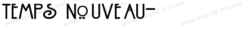 Temps Nouveau字体转换